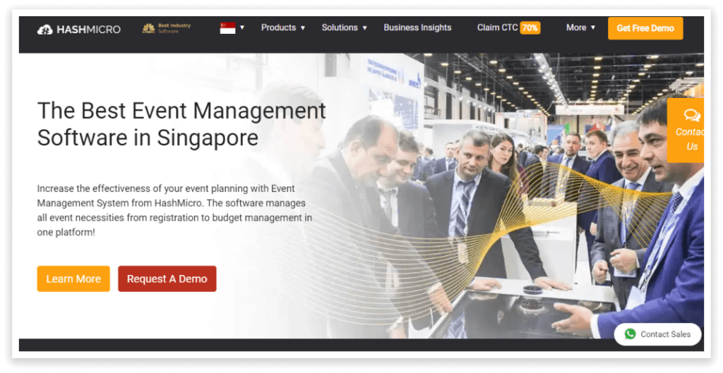 Singapore’s Best 20 Event Management Software: Hashmicro