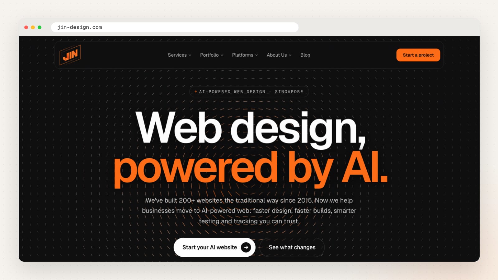 JIN Design Homepage