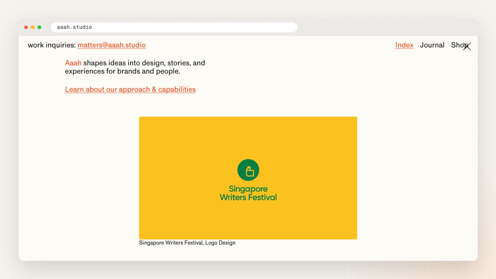 aaah website homepage