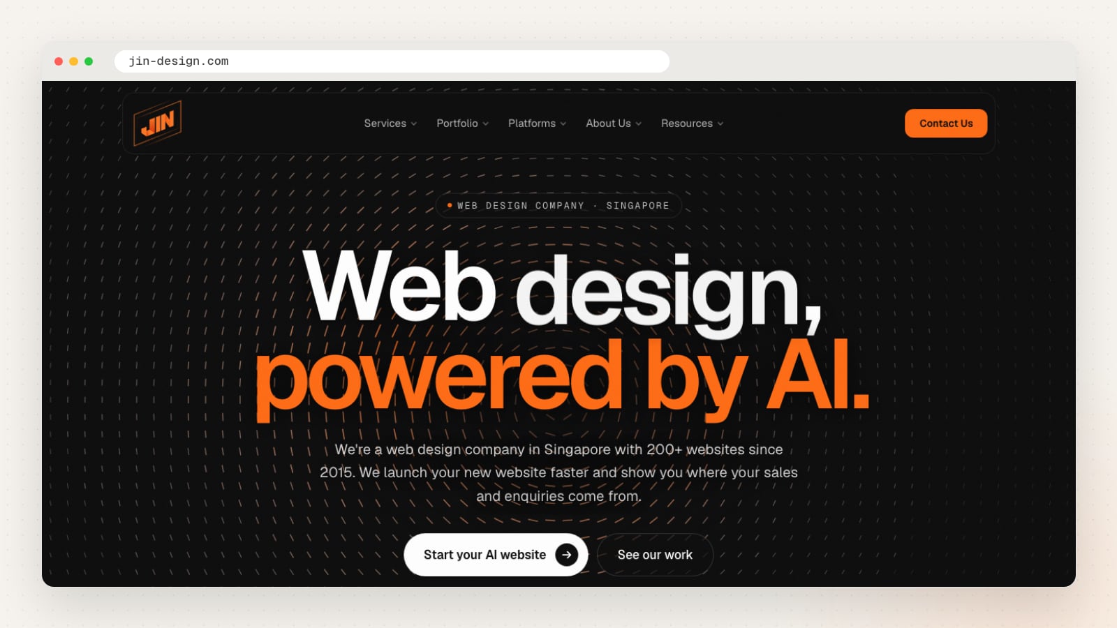 JIN Design Homepage