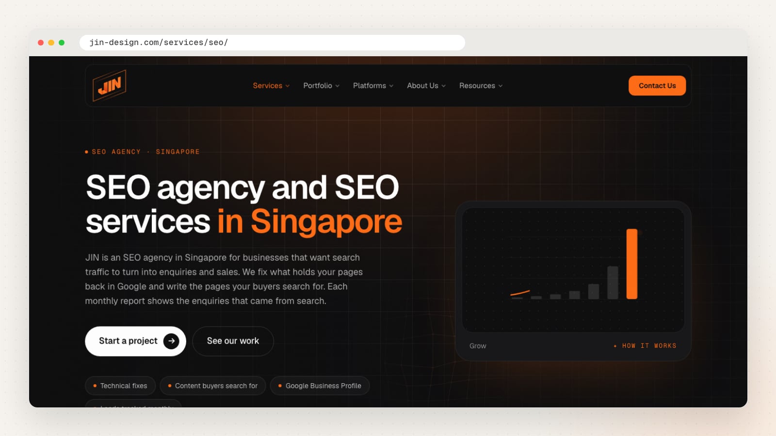 JIN Design SEO services