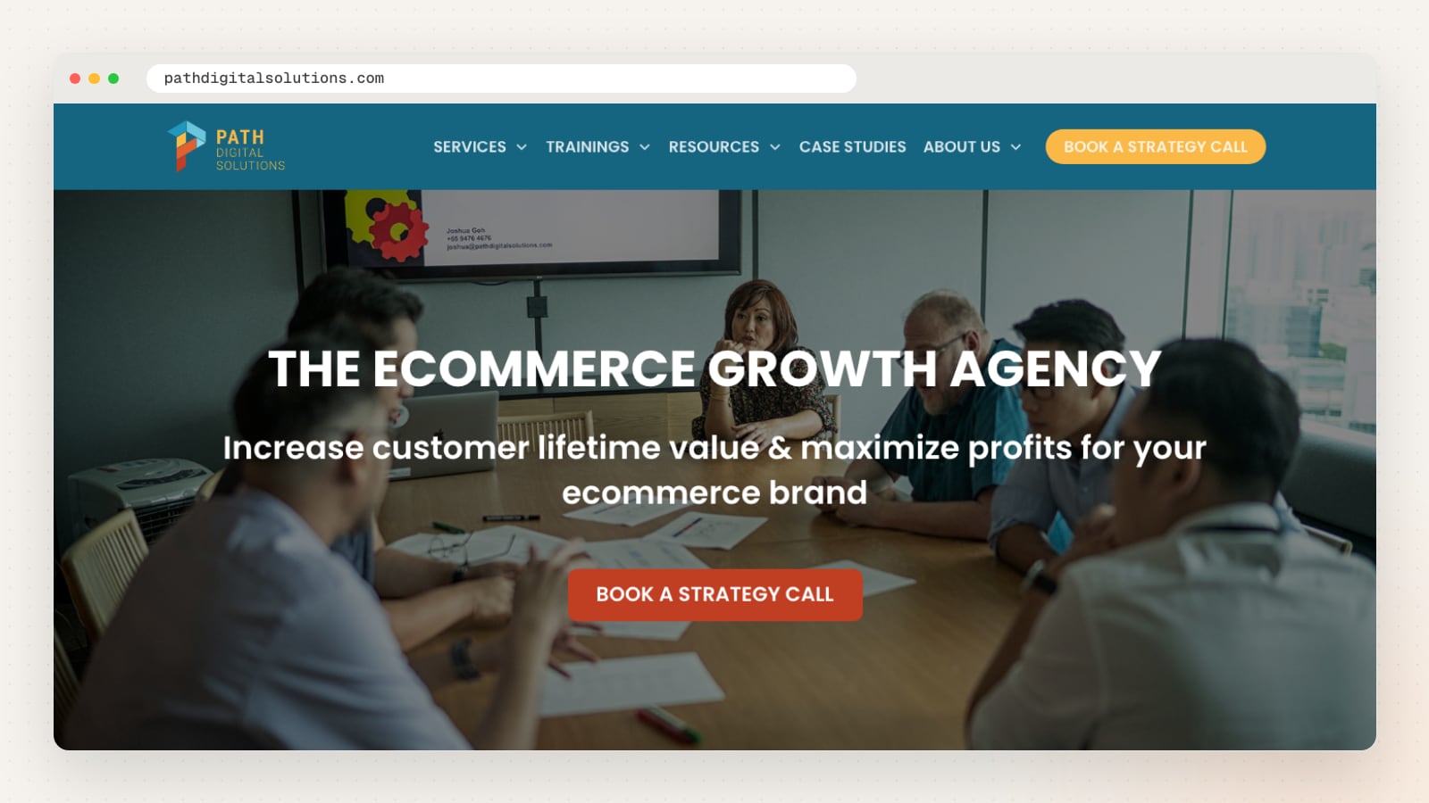 Path Digital Solutions website homepage
