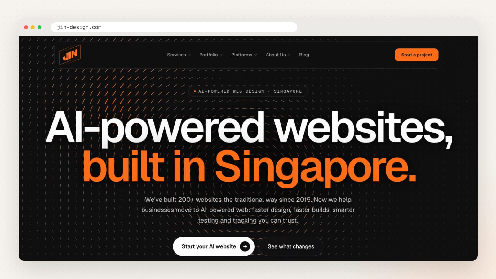 JIN Design Homepage