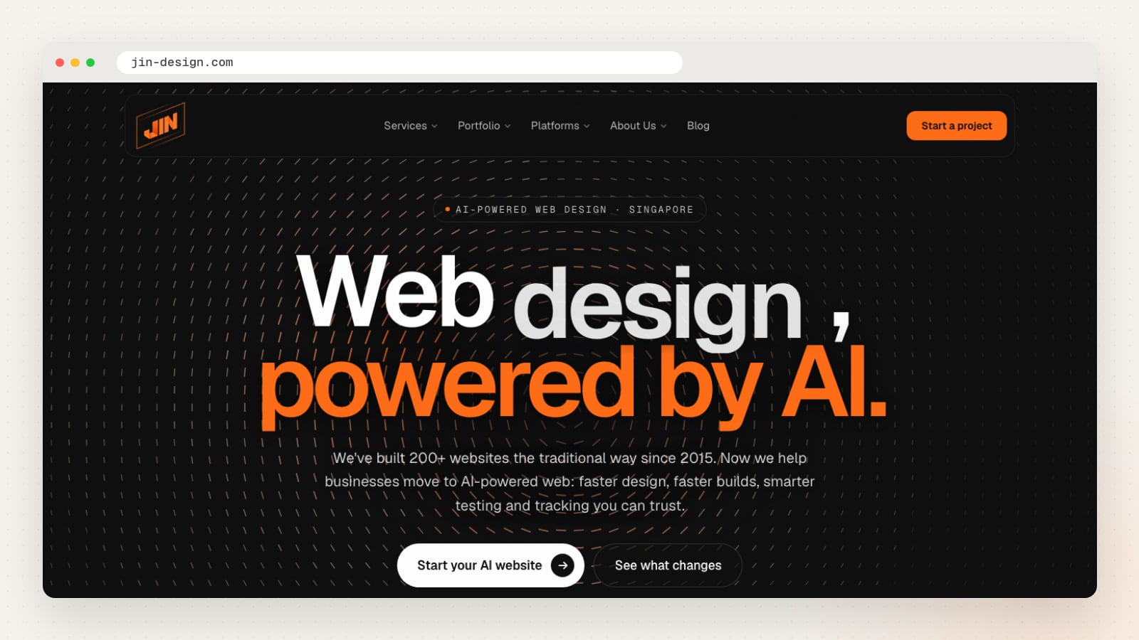 JIN Design Homepage