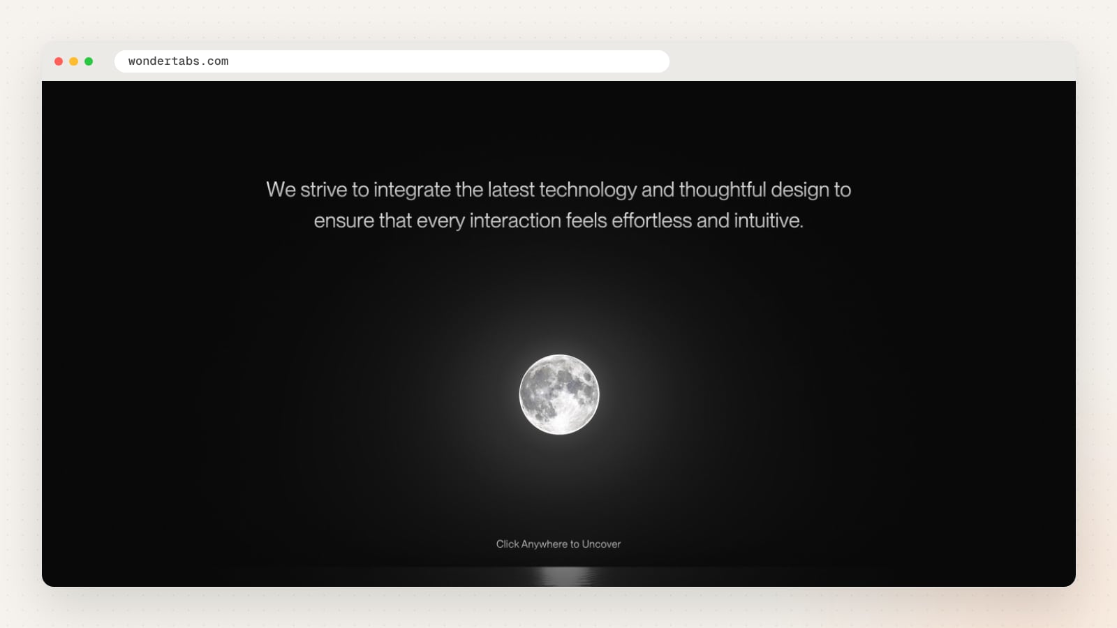 Wondertabs website homepage