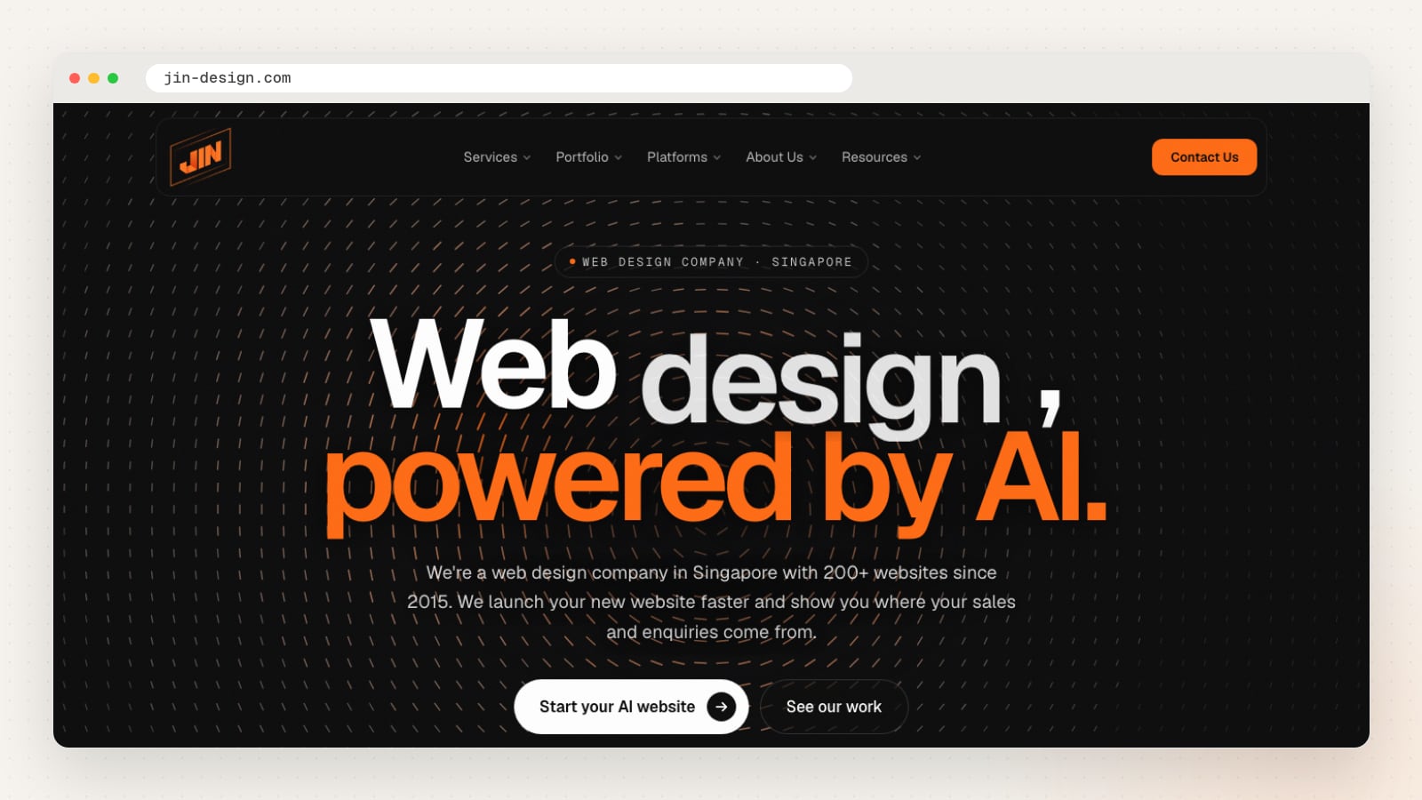 JIN Design Homepage