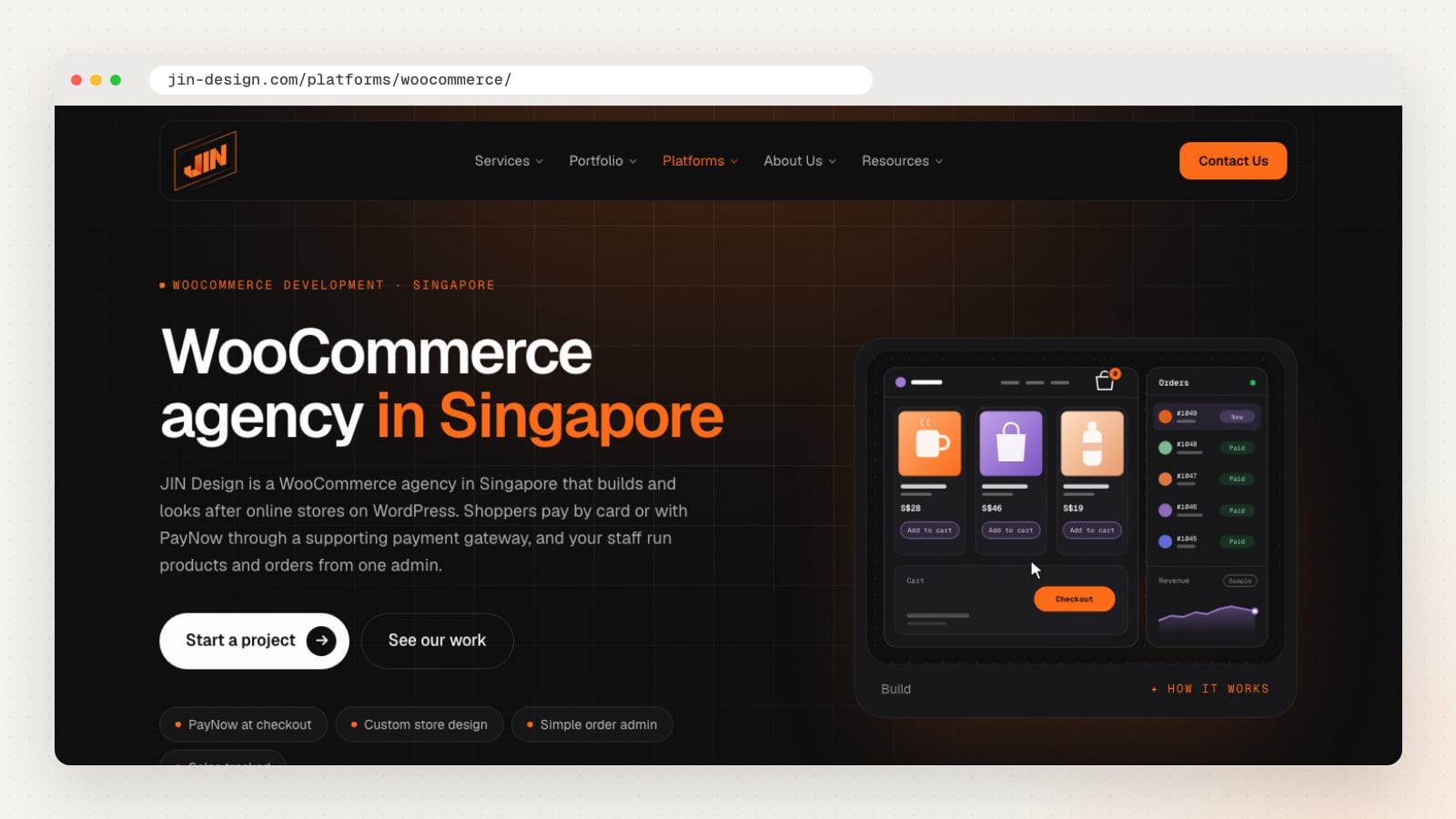 JIN Design WooCommerce development