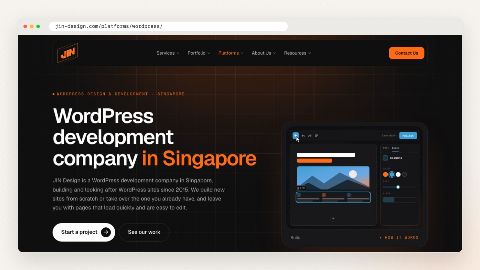 JIN Design WordPress development
