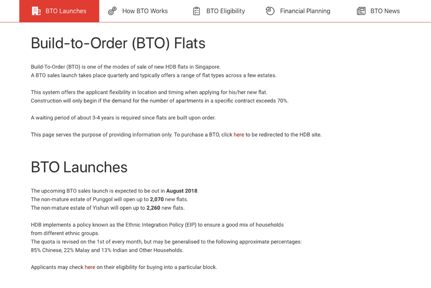 PropertyGuru BTO launches - case study